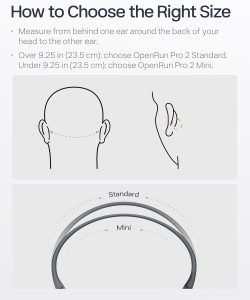 SHOKZ OpenRun Pro 2 Bone Conduction Headphone, Rose Gold, Free Gym Bag Rose Gold Standard